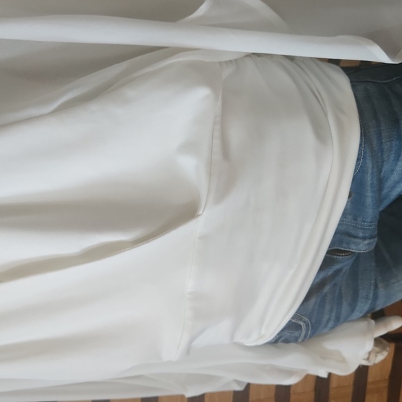 NWT! Bebe split chiffon sleeve spandex body - Picture 8 of 16